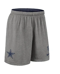Nike Men's Navy Dallas Cowboys Sideline Reversible Performance Shorts