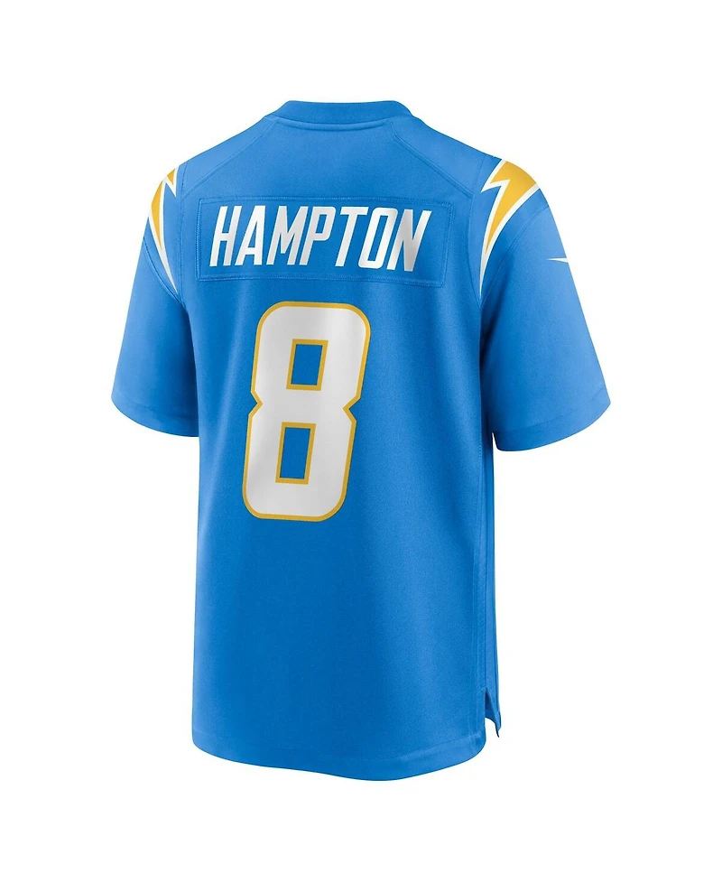 Nike Men's Omarion Hampton Powder Blue Los Angeles Chargers 2025 Nfl Draft First Round Pick Game Jersey