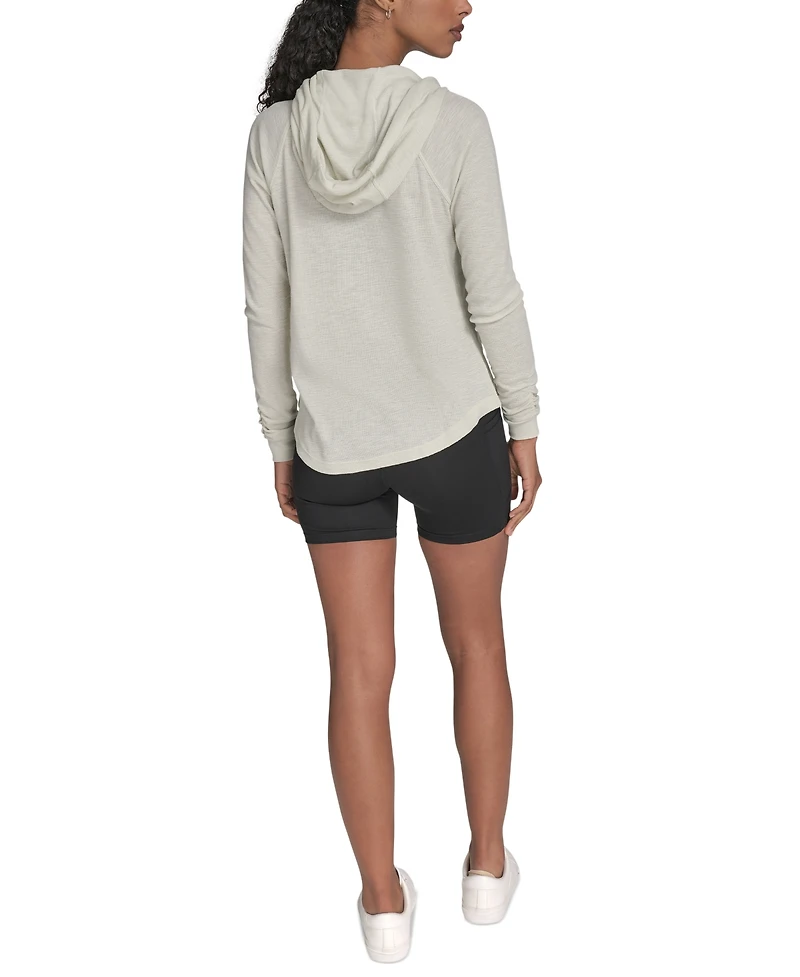 Calvin Klein Performance Ruched-Sleeve Zip Hoodie