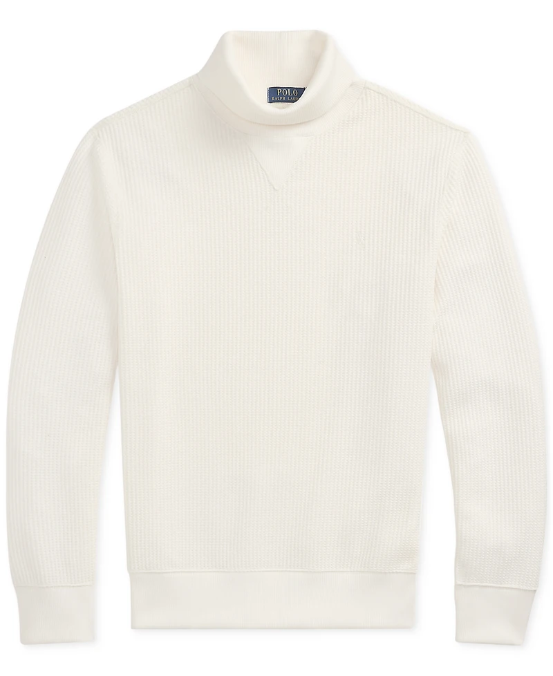 Polo Ralph Lauren Men's Waffle-Knit Fleece Turtleneck