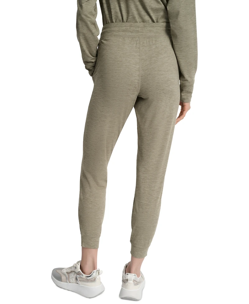 Dkny Sport Women's Spacedye High-Waist Slim Joggers