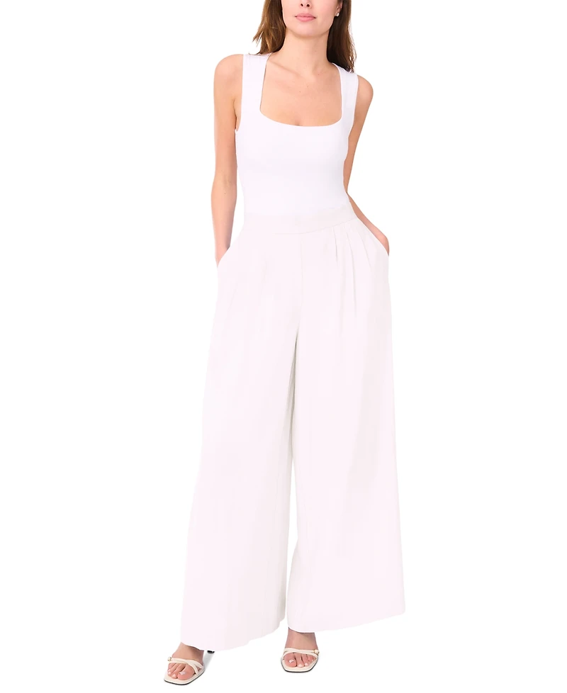 Parker Women's The Maire Linen-Blend Wide-Leg Pants