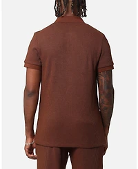 Xxiii Men's Ethan Quarter Zip Polo Shirt