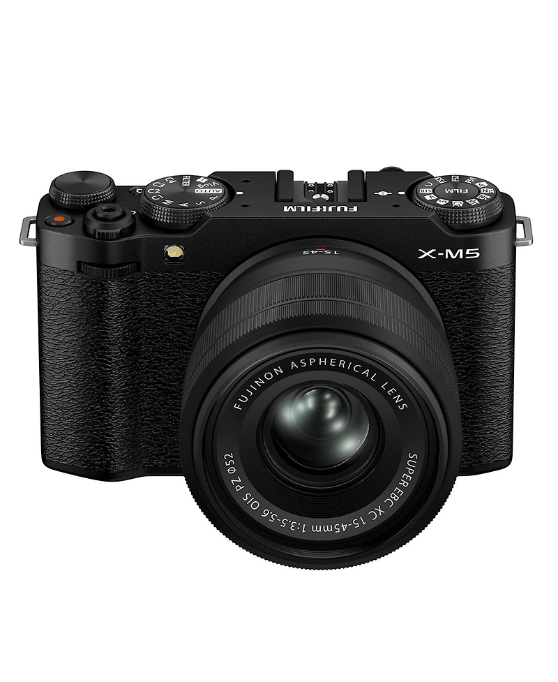 Fujifilm X-M5 Mirrorless Camera with Xc 15-45mm f/3.5-5.6 Ois Pz Lens, Black