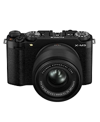 Fujifilm X-M5 Mirrorless Camera with Xc 15-45mm f/3.5-5.6 Ois Pz Lens, Black