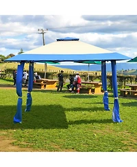 Gymax 13' x Folding Patio Pop-up Gazebo Canopy Tent Outdoor Shelter Shade