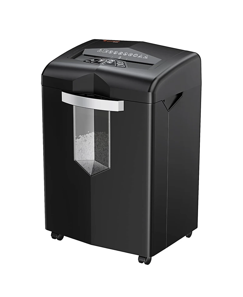 Bonsaii Heavy Duty Paper Shredder, 20 Sheet 40 Mins Large Office Crosscut Shredder for Commercial Use, Anti-Jam System & P-4 High Security Supports Cd