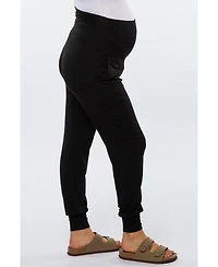 Pinkblush Maternity Navy Blue Band Jogger Pants