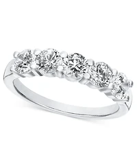 Diamond 5 Stone Band (1 1/2 ct. t.w.) 14k White Gold