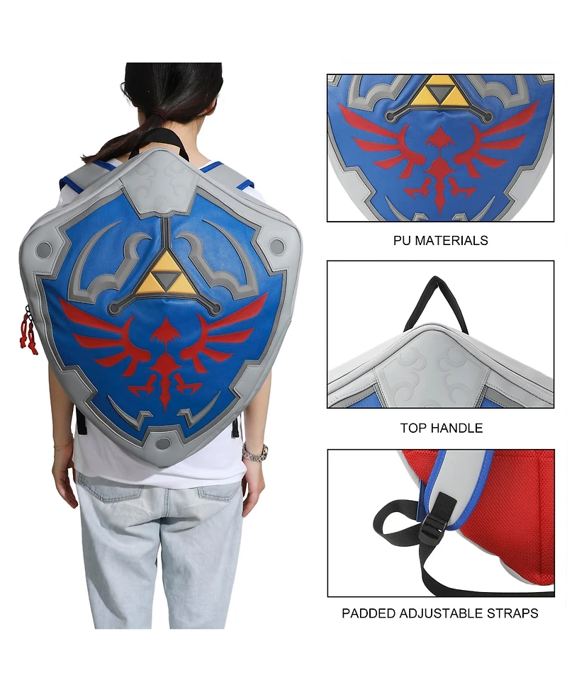 The Legend Of Zelda Hylian Shield 18.5" Novelty Backpack