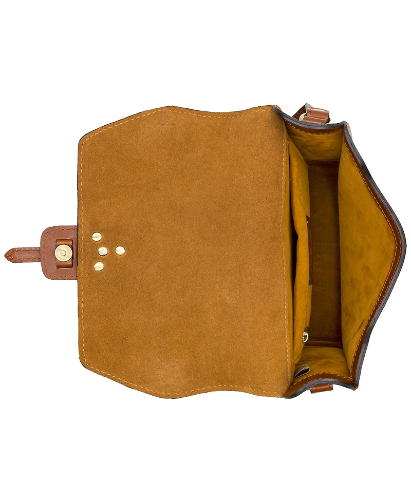 Patricia Nash Marciana Small Leather Crossbody Bag