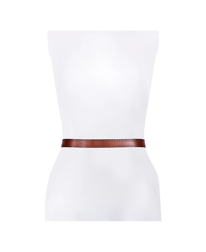 Frye Women's Novelty Buckle Tooling Belt