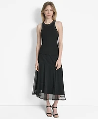Dkny Women's Embellished Ponte Tank Top