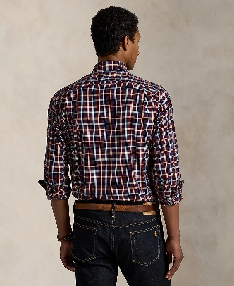 Polo Ralph Lauren Men's Classic-Fit Plaid Poplin Shirt