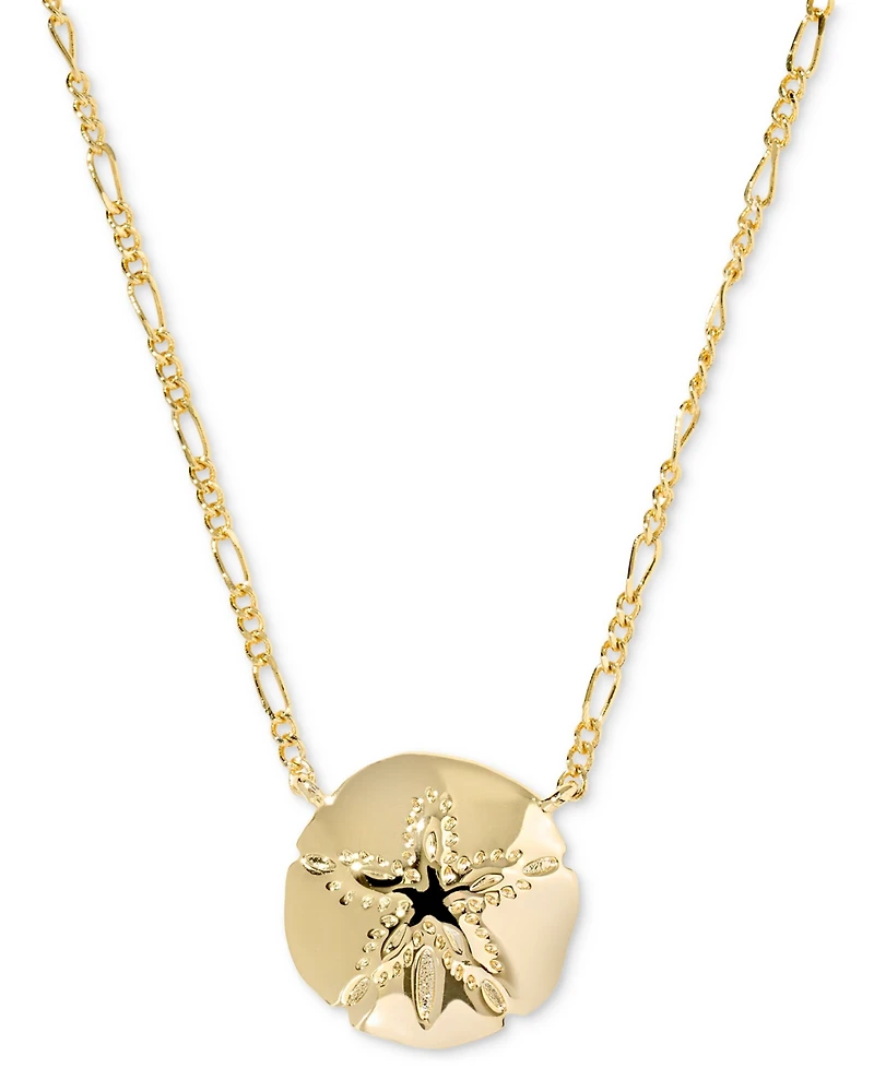 Kendra Scott Sand Dollar Short Pendant Necklace, 17-2/5" + 3" extender