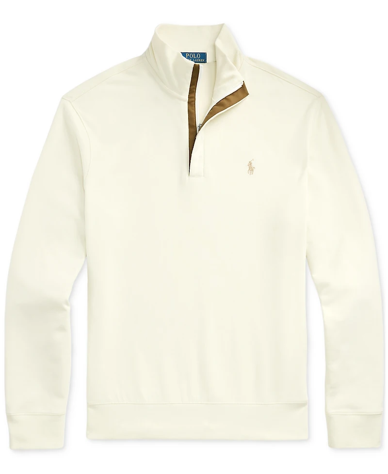 Polo Ralph Lauren Men's Luxury Jersey Quarter-Zip Pullover