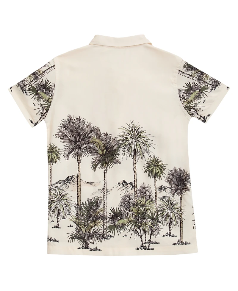 Guess Big Boys Short Sleeve Button Down Shirt