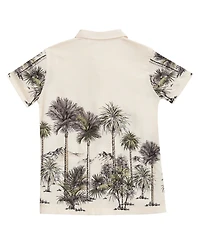 Guess Big Boys Short Sleeve Button Down Shirt