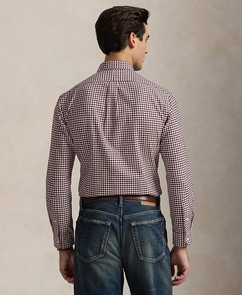 Polo Ralph Lauren Men's Custom-Fit Gingham Oxford Shirt