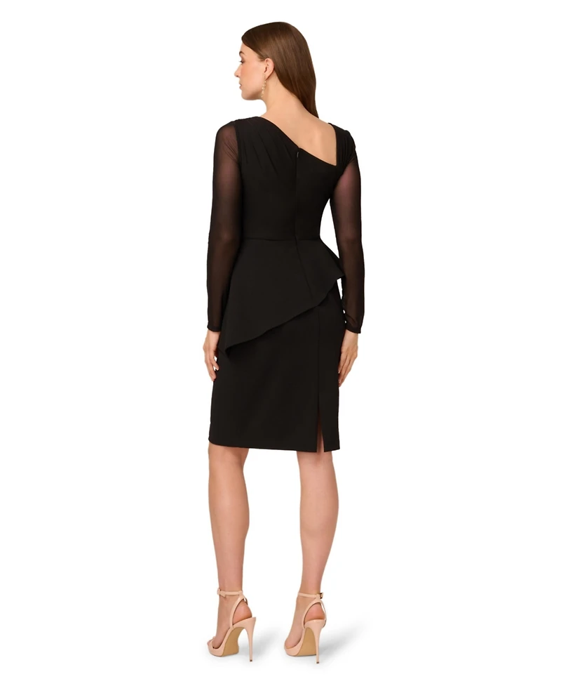 Adrianna Papell Women's Asymmetric Sheath Dress