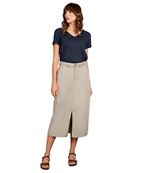 Celtic & Co. Women's Twill Midi Skirt