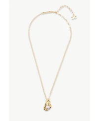 Nyla Molten Freshwater Pearl Pendant Necklace