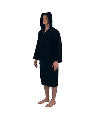 Alpine Swiss Men's Dane Hooded Bathrobe Cotton Terry Cloth Luxury Hotel Spa Robe