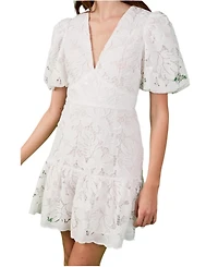 endless rose Women's Sequins Lace Mini Dress