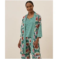 Pact Women's Organic Cotton Staycation Short Robe