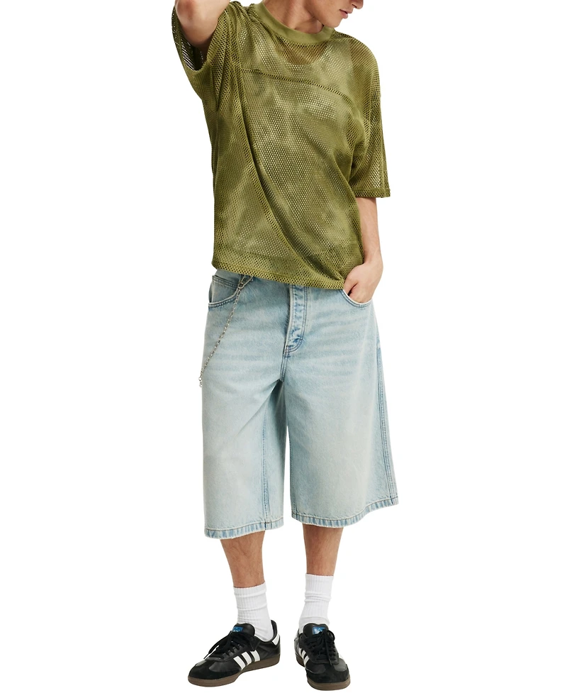 Cotton On Men's Cropped Fit Knitted T-Shirt
