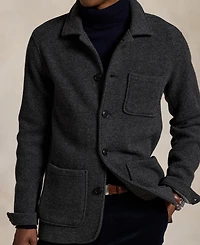 Polo Ralph Lauren Men's Brushed Double-Knit Utility Jacket