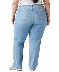 Levi's Trendy Plus 501 Cotton High-Rise Jeans