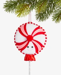 Holiday Lane Sugar Plum Plush Peppermint Pop Ornament, Macy's Exclusive