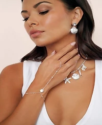 Ettika Santorini Shell Hand Chain