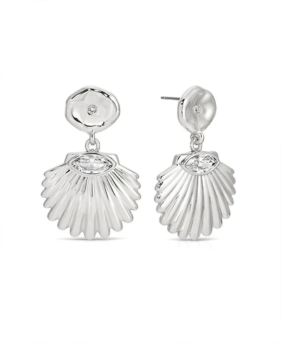 Ettika Santorini Shell Drop Earrings