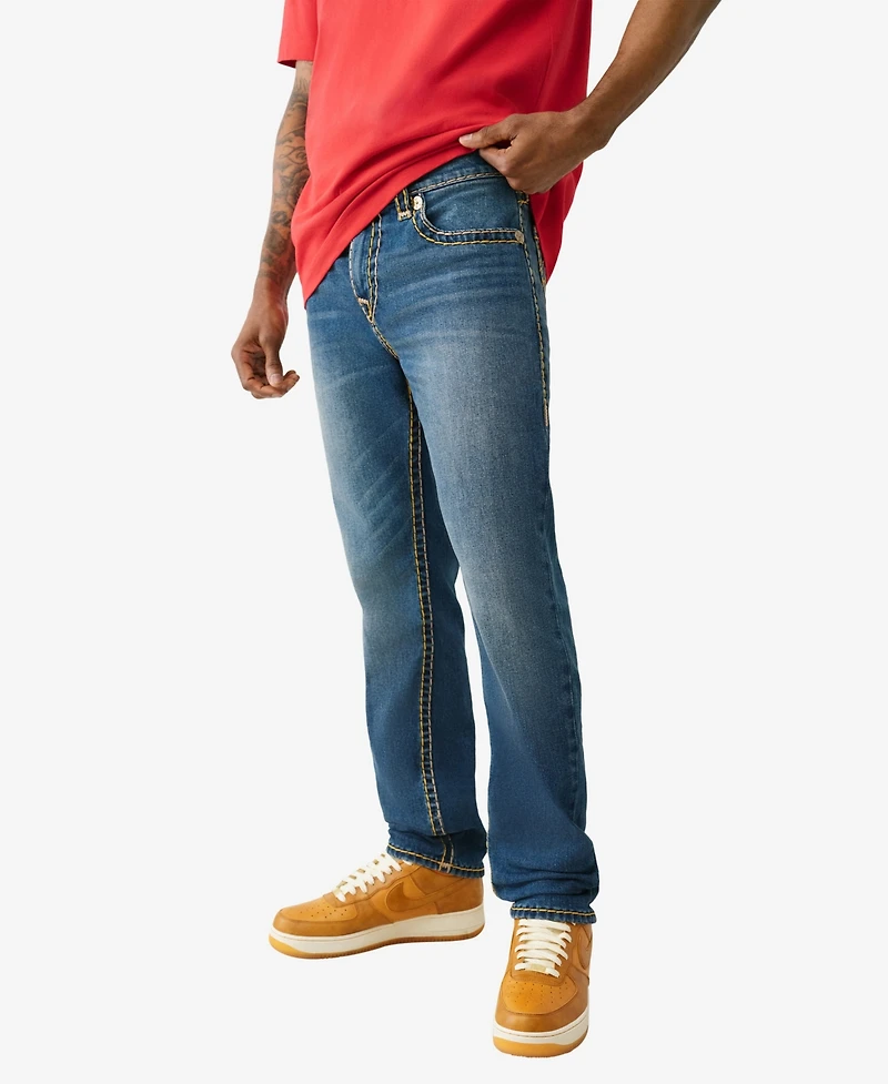 True Religion Men's Rocco Super T No Flap Skinny Jeans