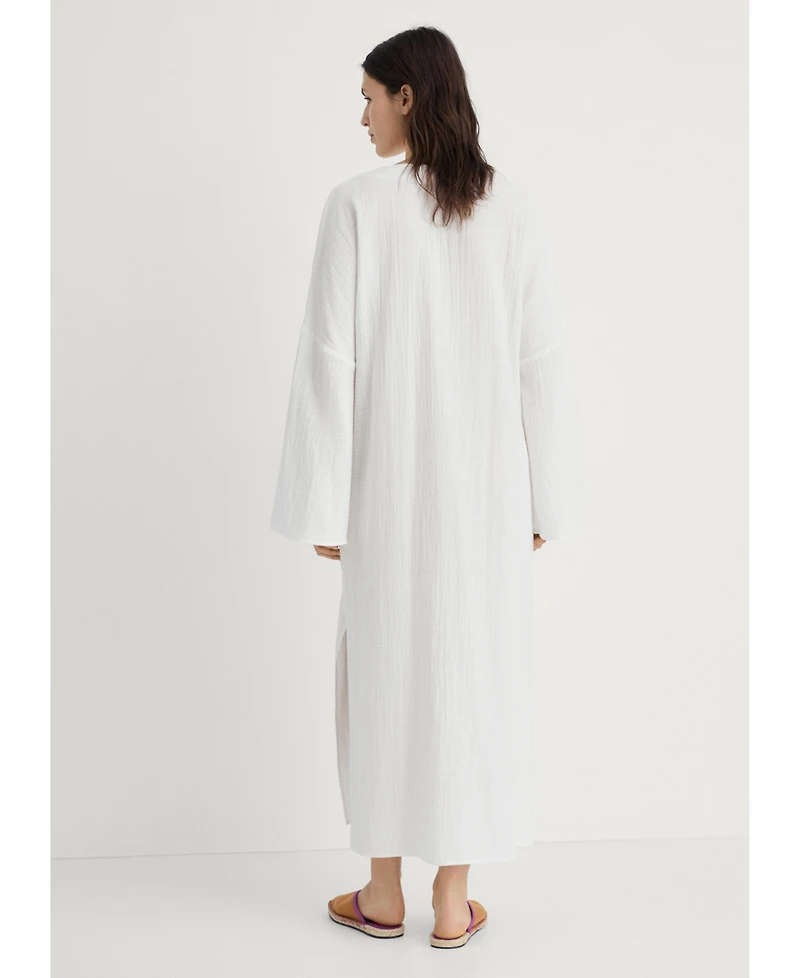 Mango Women's Oversized Pajama Caftan