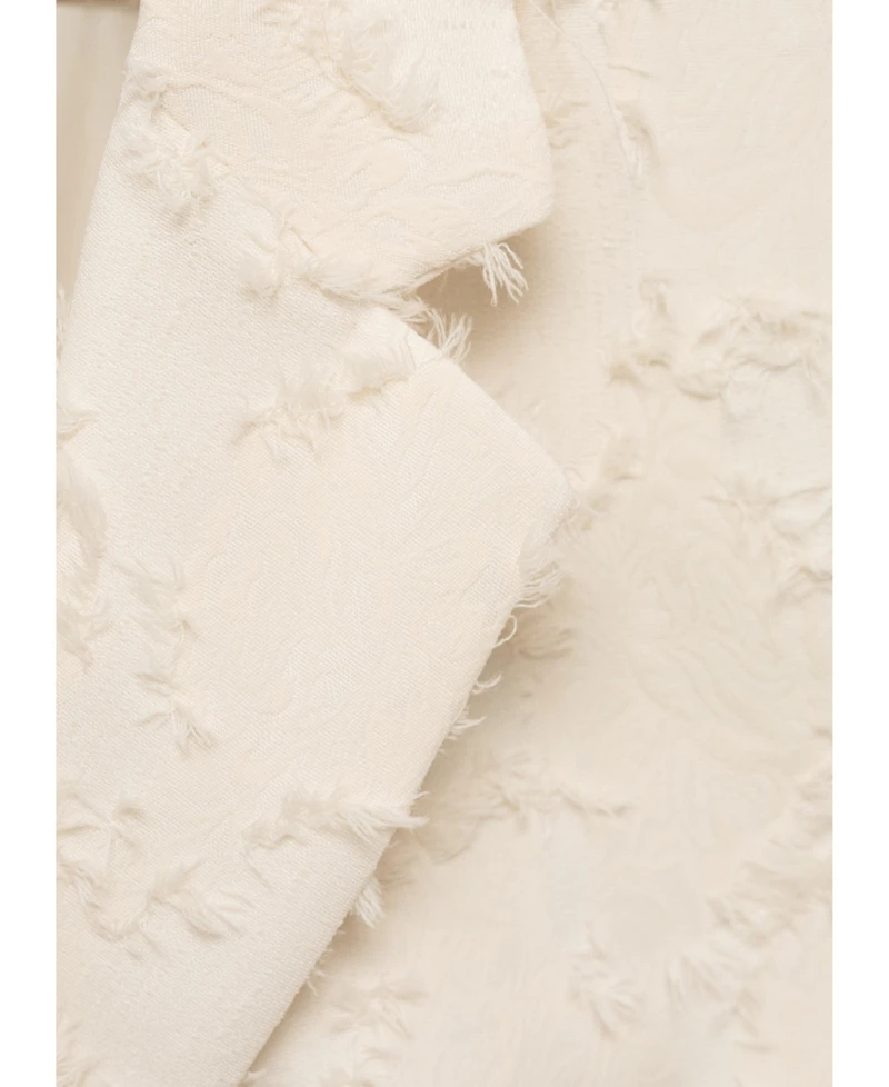 Mango Women's Belt Texture Vest