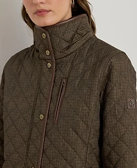 Lauren Ralph Women's Hooded Quilted Coat