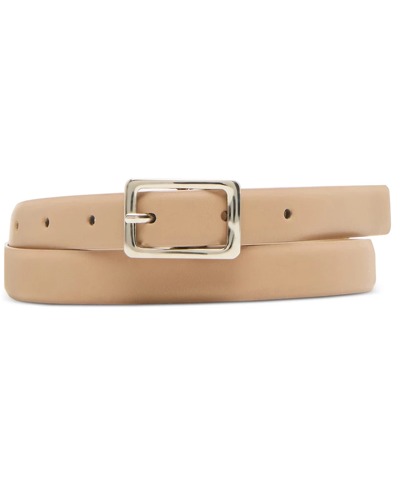 Steve Madden Textured Faux-Leather Belts, Set of 3