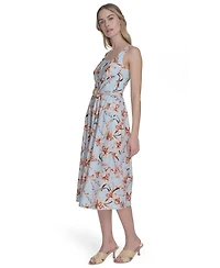 Eliza J Women's Cotton Sleeveless Midi Dress
