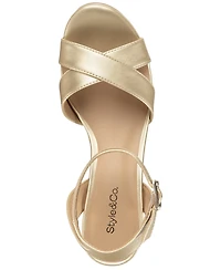 Style & Co Women's Shannonn Block-Heel Dress Sandals, Exclusively at Macy's