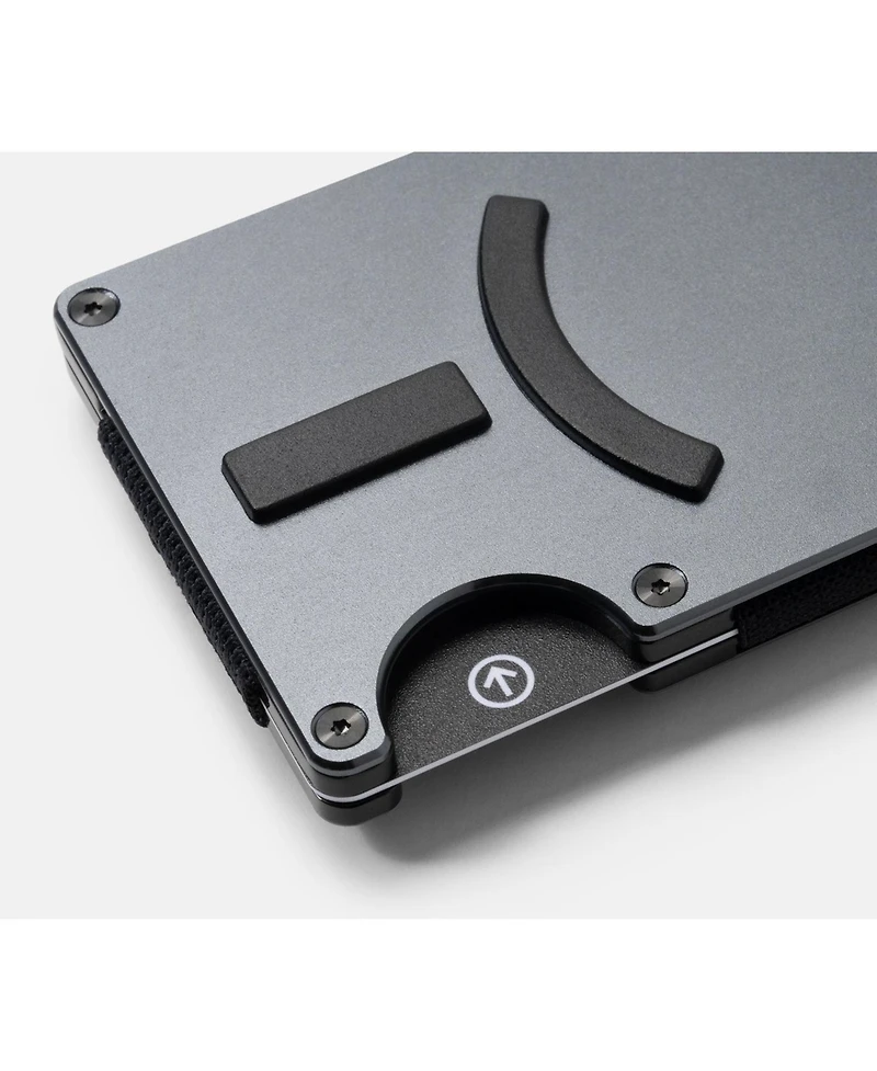 The Ridge Men's Ridge Wallet For Magsafe - Gunmetal - Cash Strap