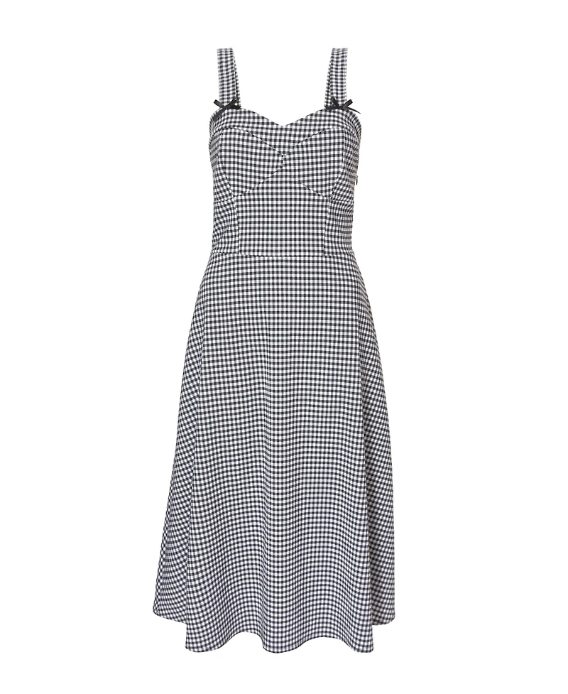 Quiz Women's Gingham Strappy Midi Dress