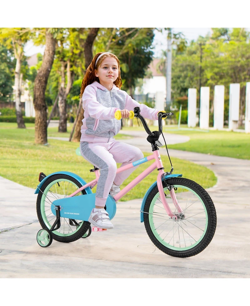 Kids Bicycle with Adjustable Handlebar and Seat for Comfort and Growth