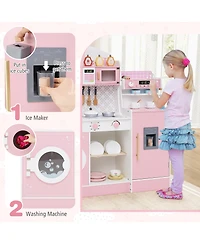 Kids Kitchen Set with Coffee Maker & Accessories Fun Pretend Play Toy for Children