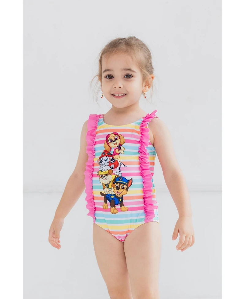 Paw Patrol Little Girls One Piece Bathing Suit