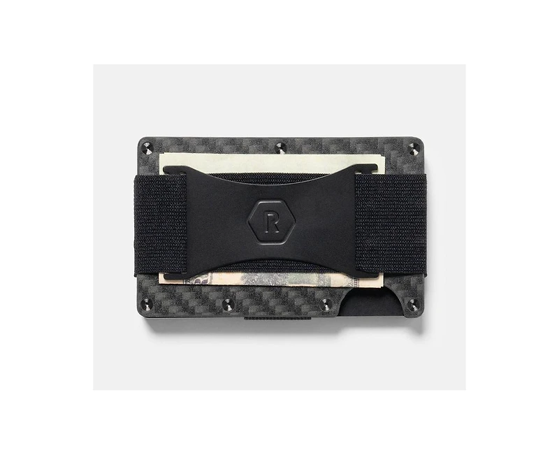 The Ridge Men's Ridge Wallet For Magsafe - Carbon Fiber 3k - Cash Strap