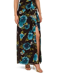 Adrianna Papell Women's Floral-Print Ruffled Gown