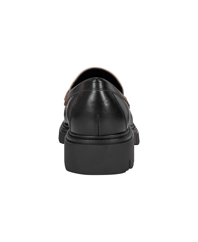 Marc Fisher Women's Cube Lug Sole Penny Loafers